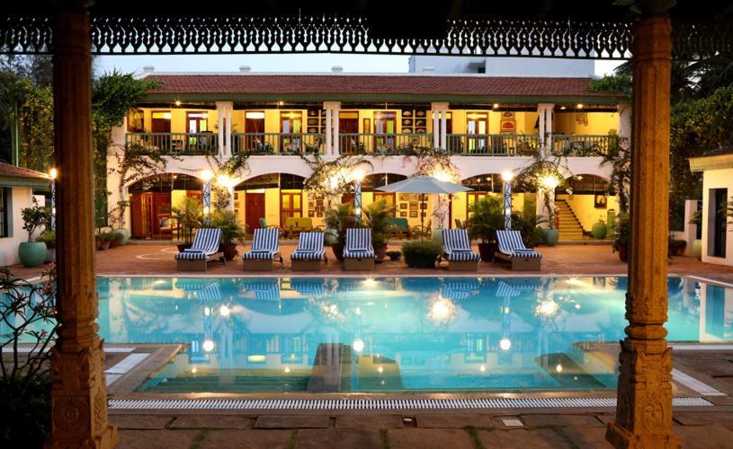 The Bangala Chettinad Hotel Kāraikkudi Buitenkant foto
